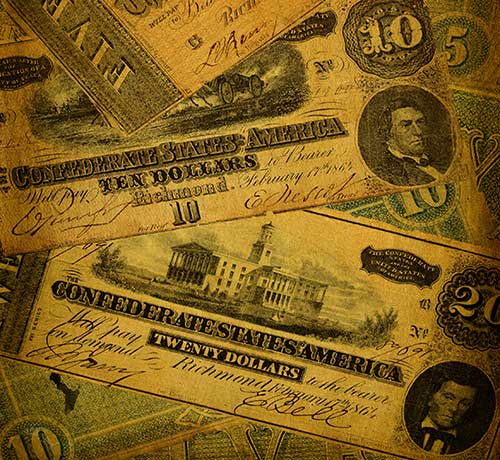 U.S. Notes antique currency in Azusa, California
